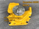 ปั้มน้ำ D20-6 komatsU ขายอะไหล่แบคโฮ 0814023939