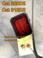 มอเตอร์คันเร่ง cat320d2 ขายอะไหล่แบคโฮ 0814023939