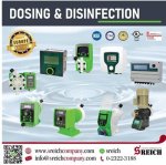 Dosing Pumps เครื่องเติมสารละลายมาตรฐาน NSF สำหรับกระบวนการผลิตน้ำดื่ม