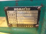 รถโฟล์คลิฟท์ Komatsu FB09 แบบเดินตาม  น้ำหนักยก 900 กิโลกรัมเสาสูง 2.5 เมตร  ตู้ชาร์จในตัว รุ่นใหม่ใช้งานง่าย  คล่องตัวคุณภาพดี มือ2จากญี่ปุ่น