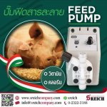 Feed pump ปั๊มฟีดวิตามิน เครื่องเติมสารละลายปรับสภาพน้ำในฟาร์มปศุสัตว์