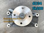 ปั้มน้ำ 6d34 sk200 kobelco ขายอะไหล่แบคโฮ 0814023939