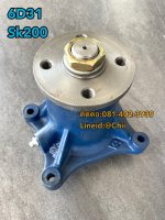 ปั้มน้ำ 6d31 sk200 kobelco ขายอะไหล่แบคโฮ 0814023939