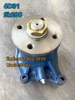 ปั้มน้ำ 6d31 sk200 kobelco ขายอะไหล่แบคโฮ 0814023939