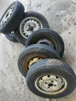 กระทะ 4รู ล้อขอบ12นิ้ว 145/70R12 ดัดแปลงอเนกประสงค์ กระป้อ ตุ๊กตุ๊ก รถกอล์ฟ ฯลฯ มือ2นำเข้า   ราคา ชุดละ 300บาท สวยๆ ชุดละ 500บาท