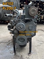 เครื่อง pc200-7 6d102 komatsu ขายอะไหล่แบคโฮ 0814023939