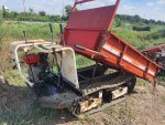 รถบรรทุกตีนตะขาบ YANMAR CG5 เบนซิน นั่งขับ ยกดัมพ์ได้ นน.บรรทุก 500กก. ช่วงล่างใหญ่ สภาพสวยเดิม มือสองจากญี่ปุ่น ราคา 28,000บาท โทร : 094-7899445