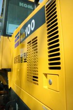 รถตัก KOMATSU WA100-5 ตัก 1.40 คิว ยกสูง 3.40ม. เครื่องยนต์ 4 สูบเทอร์โบ สนใจติดต่อ 0927826142,0858176685