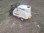ปั๊มน้ำร้อน น้ำแรง KARCHER แรงจัด ฆ่าเชื้อ โรงงาน โรงอาหาร ห้องน้ำ ห้องLAB สถานที่ต้องการความสะอาด ระบบไฟญี่ปุ่น ต้องมีหม้อแปลง ย้ำ ต้องมีหม้อแปลง ถีง