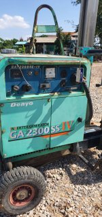 โคมไฟบอลลูน ไฟแสงจันทร์เครื่องปั่้นไฟในตัว DENYO 2000WATT สตาร์ทกุญแจ แบตเตอรี่ เสายกสูง3เมตร มีรถเข็น มีเบรคมือ ใช้งานง่าย ใช้ในงานก่อสร้าง งานกู้ภัย