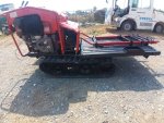 รถบรรทุกตีนตะขาบ YANMAR เครื่องยนต์ ดีเซล 4เกียร์หน้า 1เกียร์ถอย น้ำหนักบรรทุก 300kg. เครื่องช่วงล่างดี แทรคยางสวย มือ2จากญี่ปุ่น  ราคา 22,000บาท โทร 