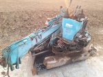 ซากรถขุดเล็ก KUBOTA ขึ้นรถกระบะได้ ดัดแปลงทำรถตอกเสาเข็มได้ จากญี่ปุ่น ราคา 55,000บาท โทร 0814852483