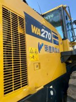 ขายรถตัก WA270-8 ตัก 3 คิว ยกสูง 3.90 ม. ยาง yokohama made in japan ทั้ง 4 เส้น สภาพสวย พร้อมใช้งาน สนใจติดต่อ 092-7826142, 085-8176685